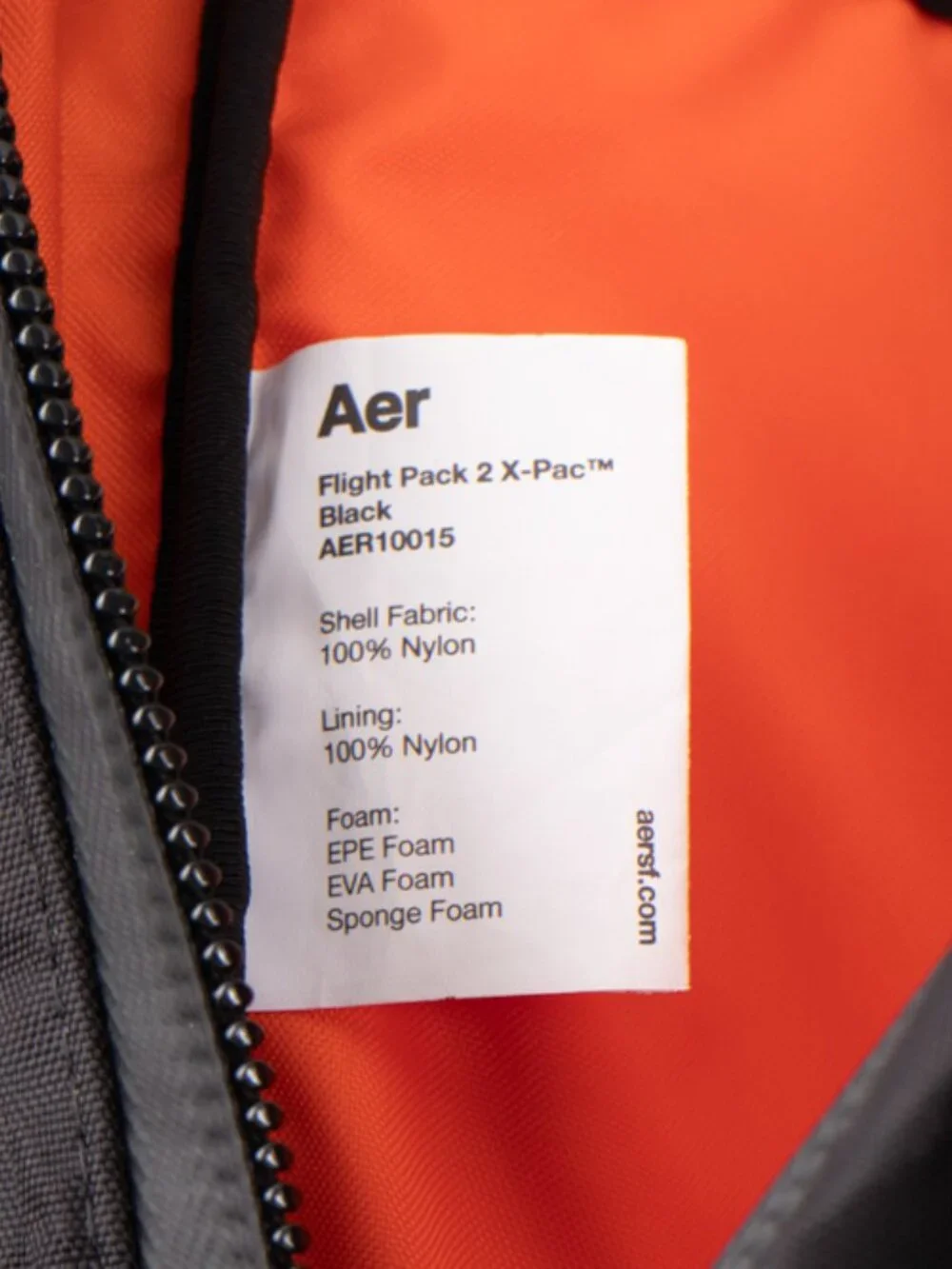 Aer Flight Pack 2 X-Pac Edition Black 19L Backpack Brief